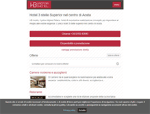 Tablet Screenshot of hbaostahotel.com